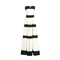 Tube Striped Bow Decoration Dress