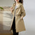 Windbreaker Loose Hooded Mid-length Slimming Coat