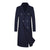 Double Breasted Woolen  Trench Long  Coat