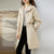 Windbreaker Loose Hooded Mid-length Slimming Coat