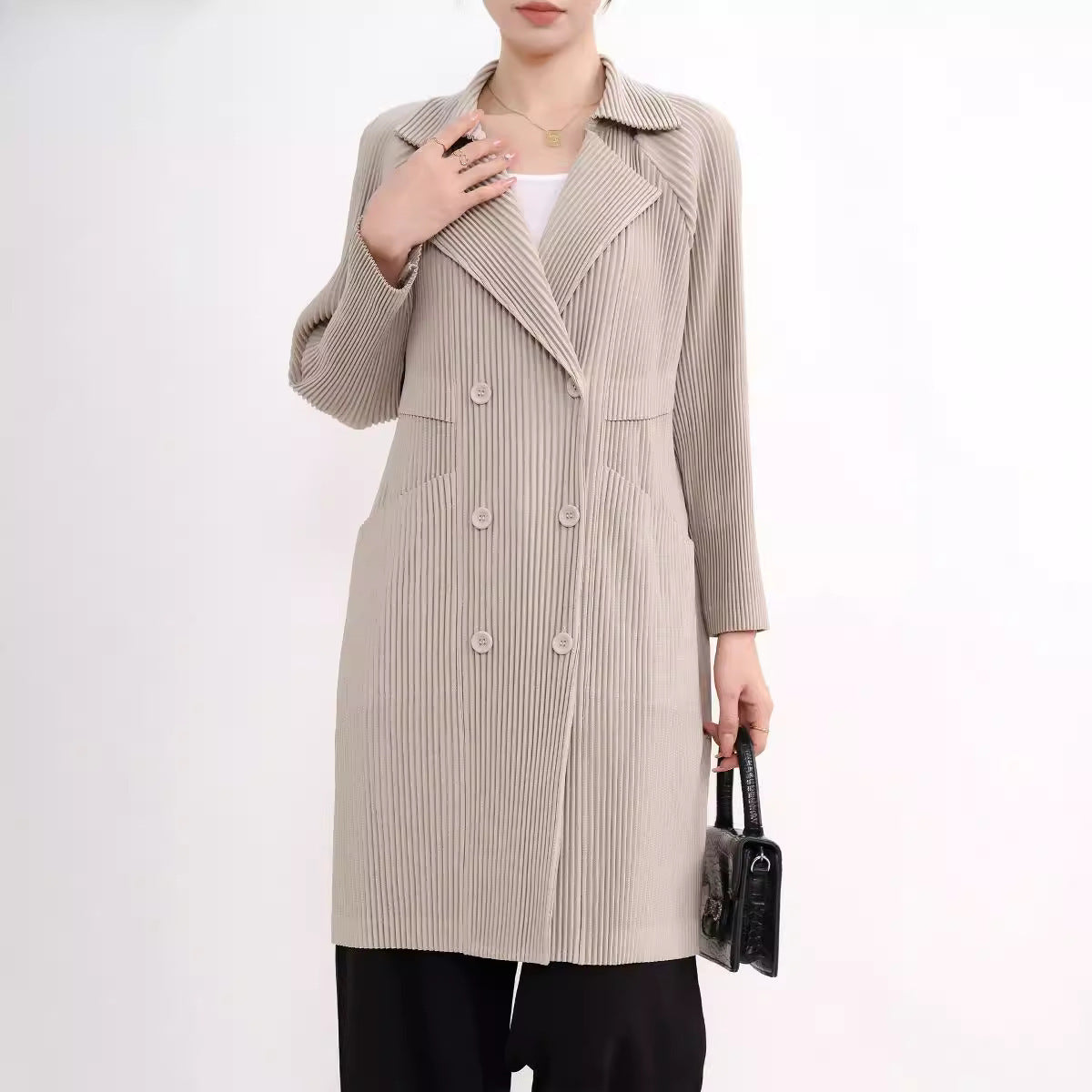 Women's Commuter Solid Color Suit Coat