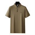 High Elastic Ice Silk polo t-shirt