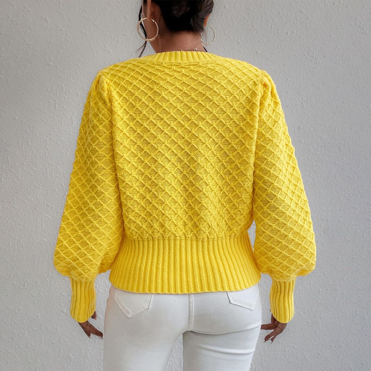 Round Neck Long Sleeve Sweater