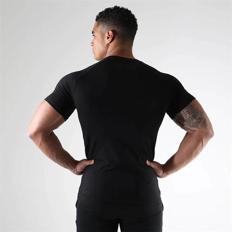 High Elastic Sports Bottoming T-Shirt