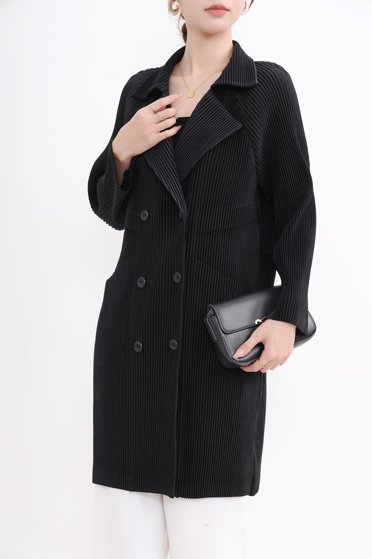 Women's Commuter Solid Color Suit Coat