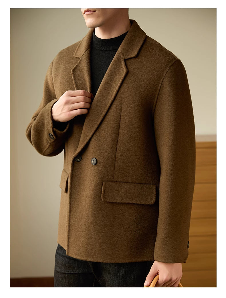 Men's Double-sided Woolen Coat