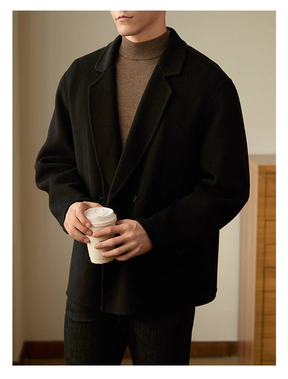 Men's Double-sided Woolen Coat